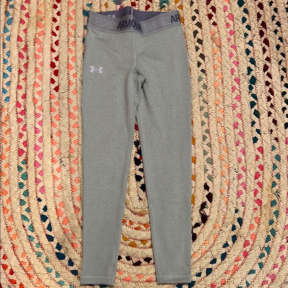NWT✨Under Armour Kids Gray Leggings Sz. S✨